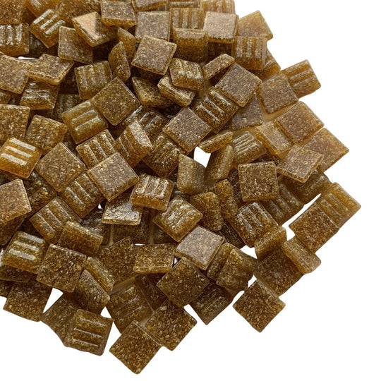 Skleněná mozaika 10mm Lískový oříšek