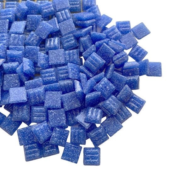 Skleněná mozaika 10mm nebesky modrá