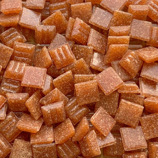 Skleněná mozaika 10mm terakota