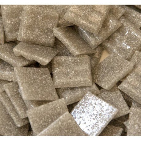 Skleněná mozaika 20mm myší šedá