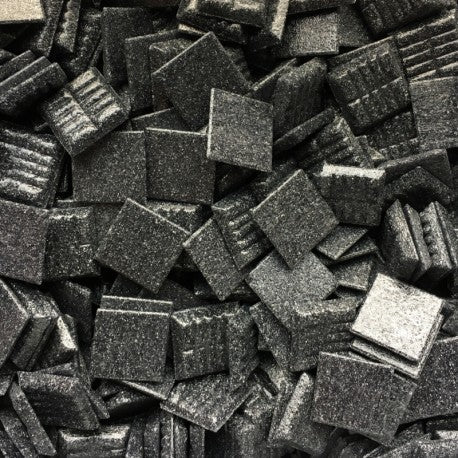 Skleněná mozaika Murano 20mm Grafit