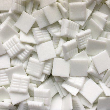 Skleněná mozaika Murano 20mm bílá