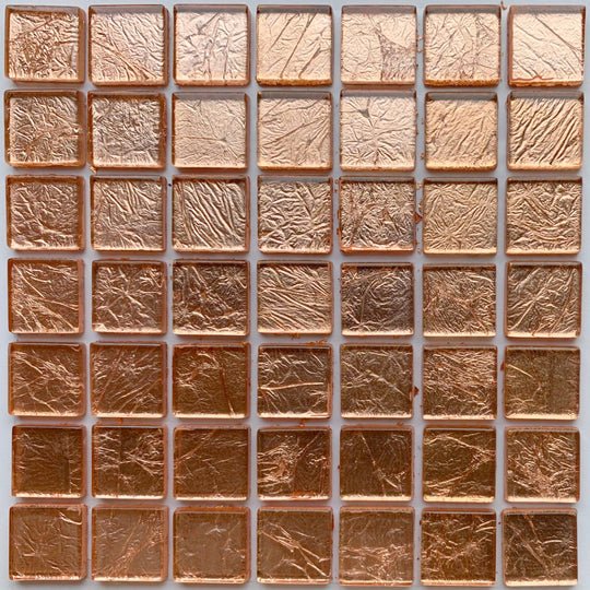 Skleněná mozaika Zrcadlo 20mm Sampanske