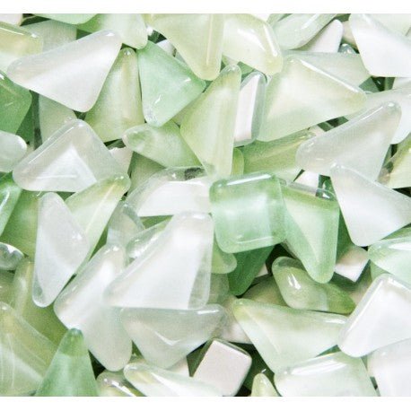 Skleněné puzzle Jarní zelená