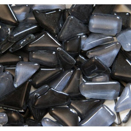 Skleněné puzzle Černá dahlia