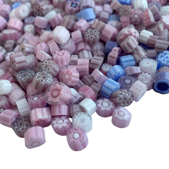 Millefiori fialová směs