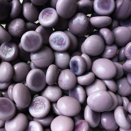 Mini Glass Nuggets 9-13mm  Plum