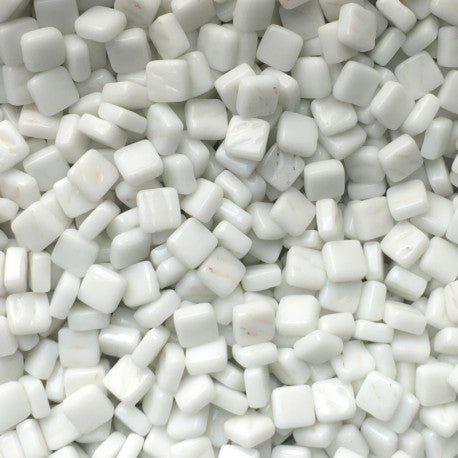 Ottoman 8mm opálově bílá