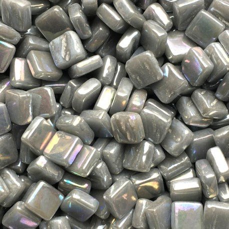 Ottoman Pearlised 8mm   Deep Grey