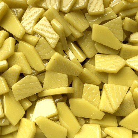 Ottoman Puzzle Opálově žlutá