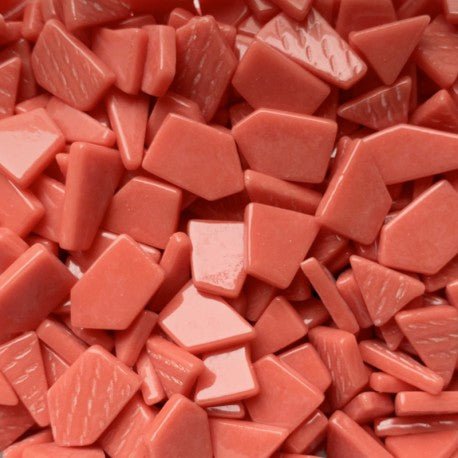 Ottoman Puzzle Oranžově červené