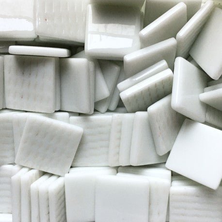 Fantasy Glas 25mm  Opalweiß