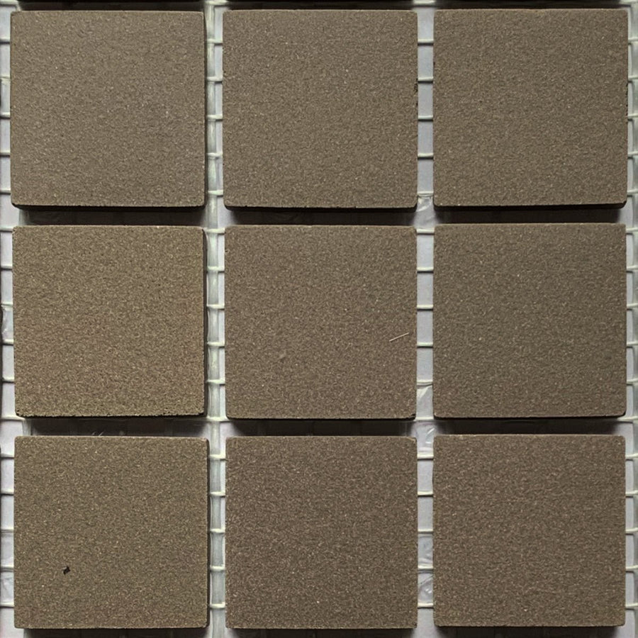 Winckelmans Anthracite – matné mozaikové dlaždice 20x20 mm na síťce