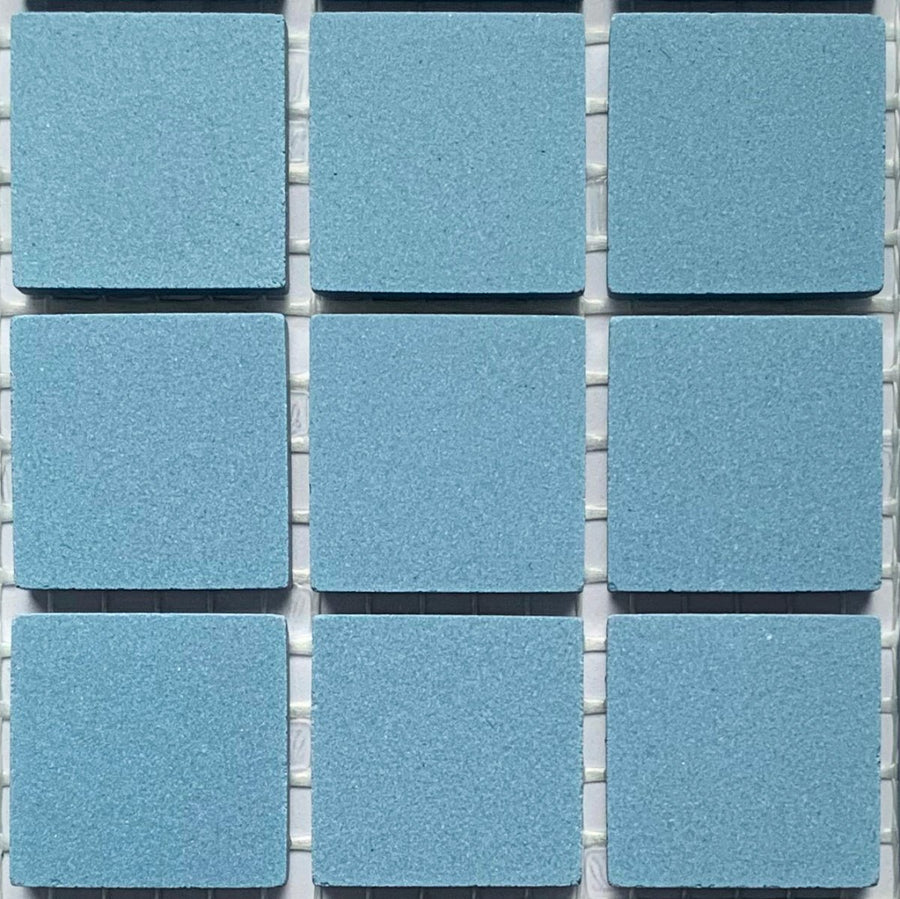 Winckelmans Bleu Foncé – matné mozaikové dlaždice 20x20 mm na síťce