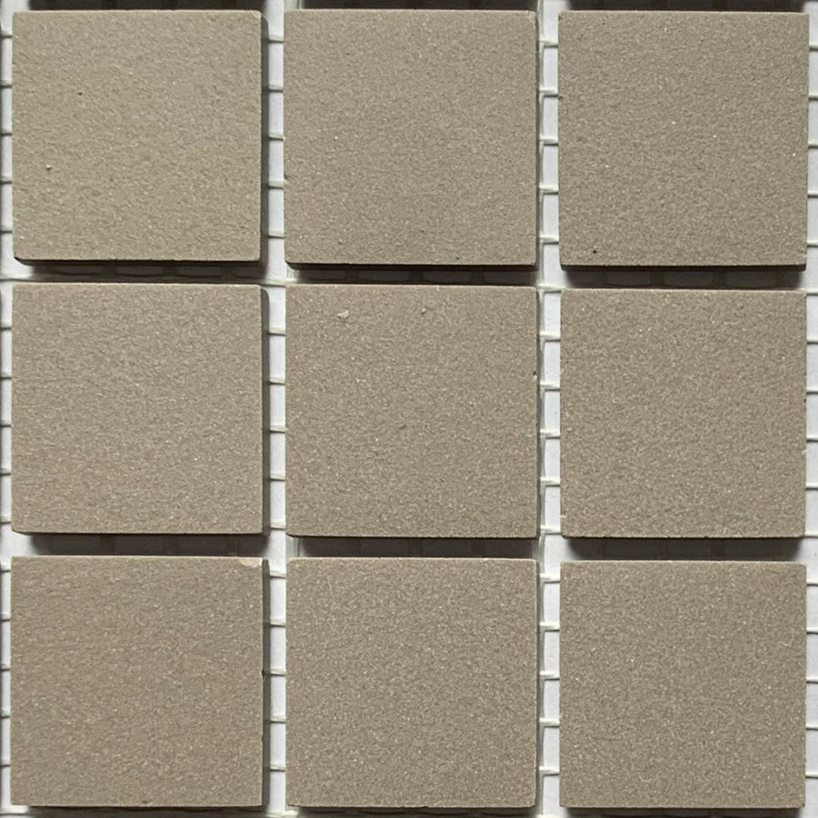 Winckelmans Gris – matné mozaikové dlaždice 20x20 mm na síťce