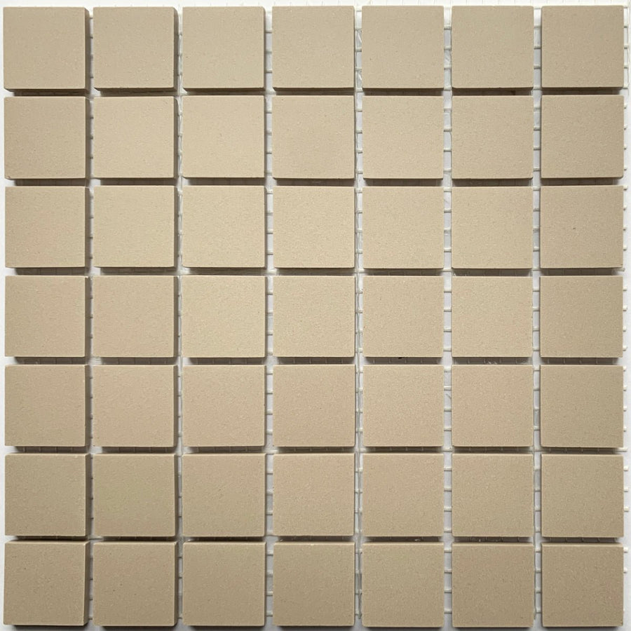 Winckelmans Linen – matné mozaikové dlaždice 20x20 mm na síťce