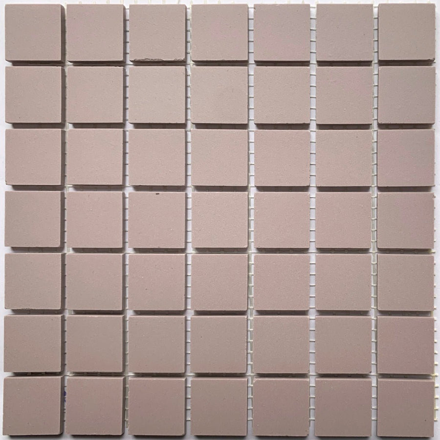 Winckelmans Parme – matné mozaikové dlaždice 20x20 mm na síťce